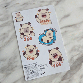 Little Cheers Sticker Sheet