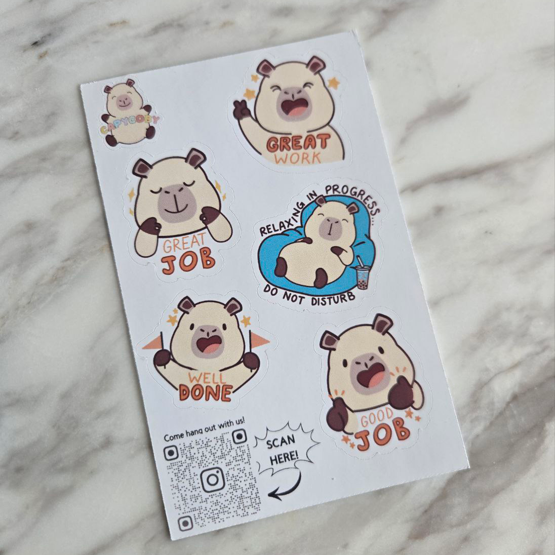 Little Cheers Sticker Sheet