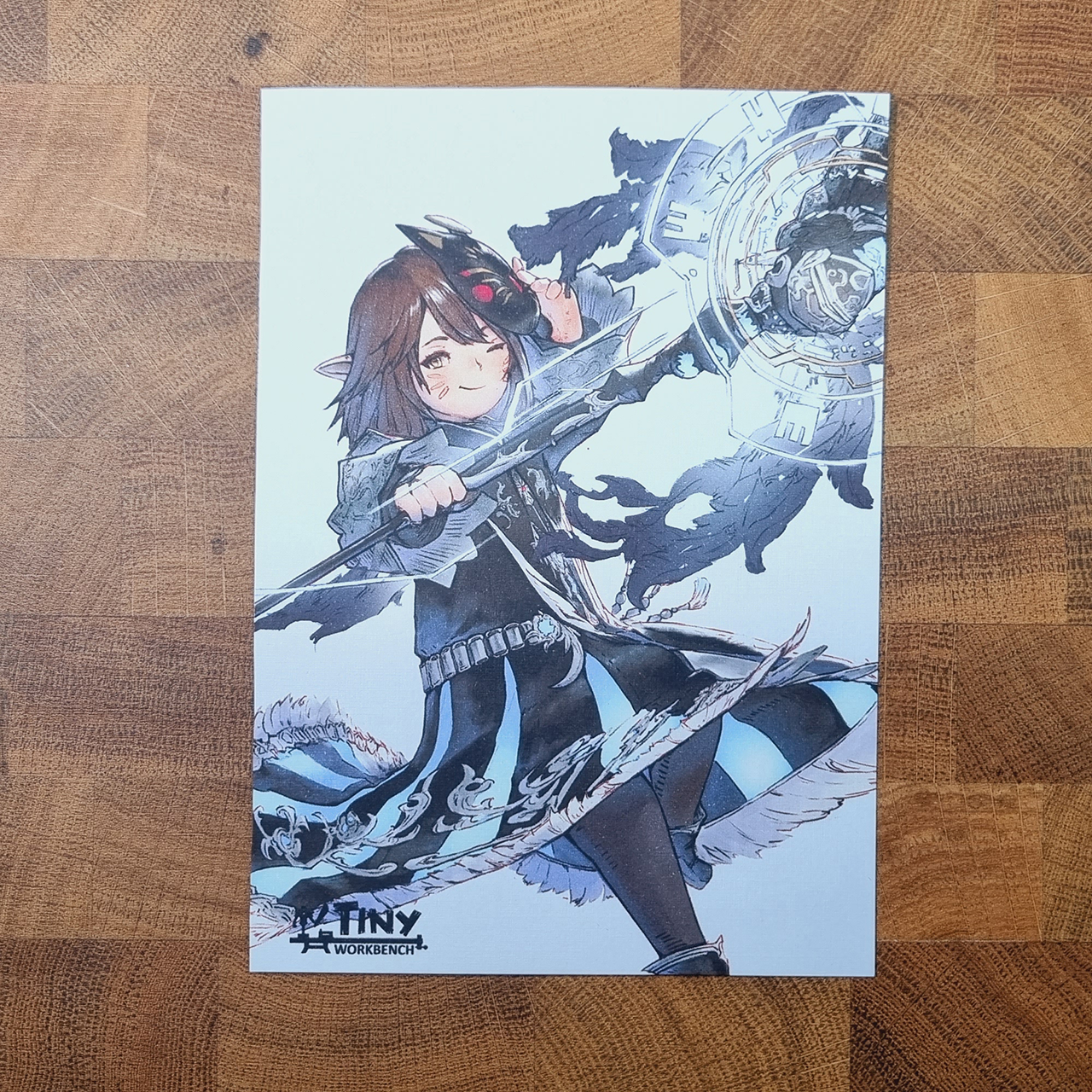 Lala Black Mage (Art Print) - Image 2