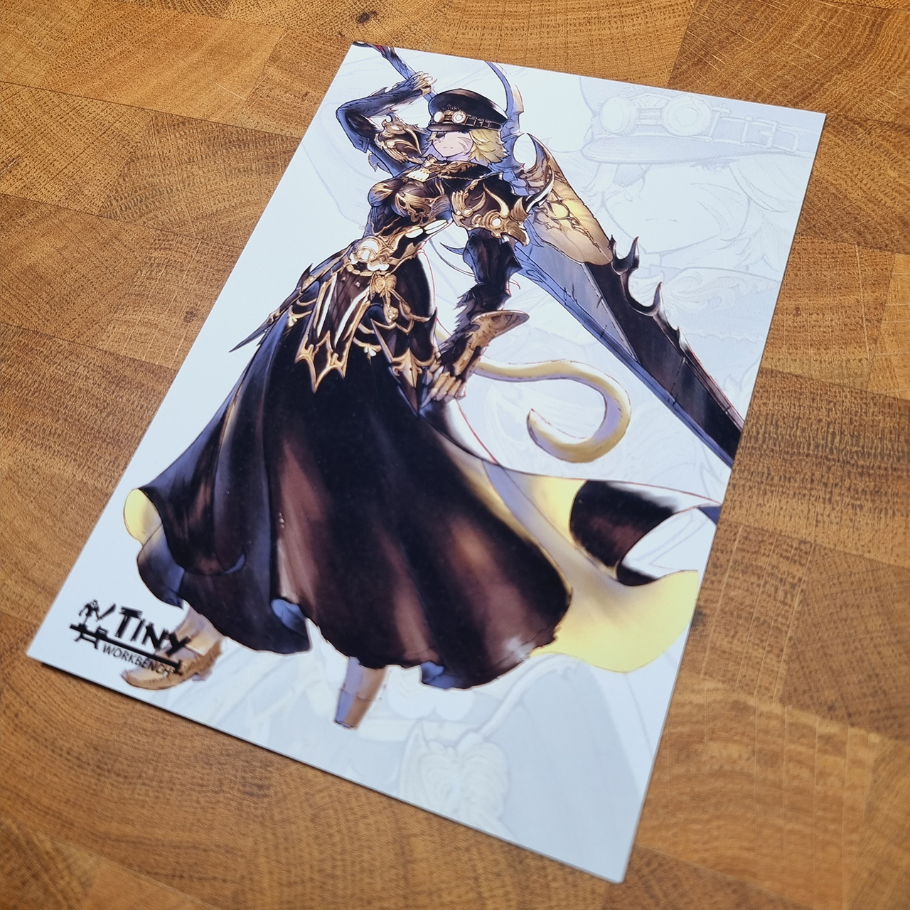 Miqo Dark Knight, Eclipse Oath (Art Print) - Image 3