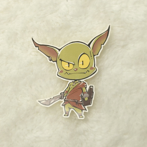 Gobby, Smirk & Steel (Sticker)