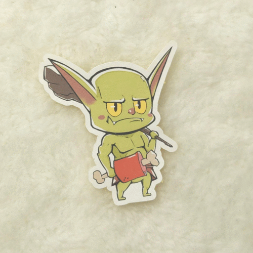 Gorgo, Meat Shield (Sticker)