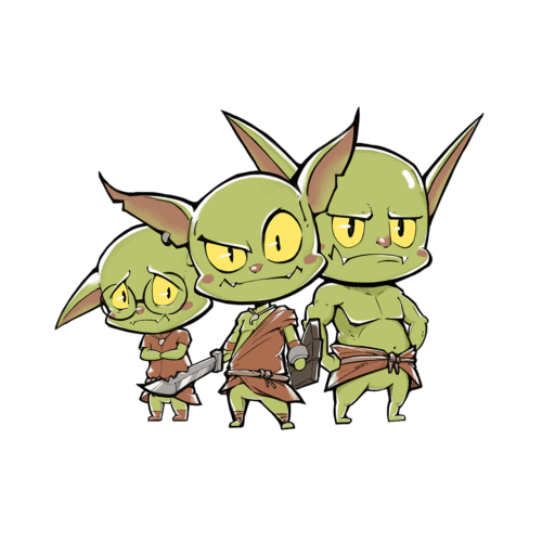 The Gobulin Trio, Stand Together (Art Print)