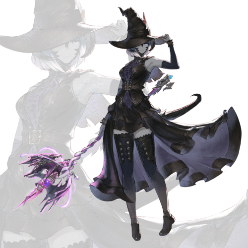 Black Mage, Veil of Emberlight (Art Print)