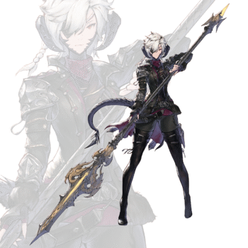 Au Ra Dragoon (Art Print)