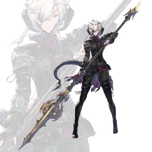 Au Ra Dragoon (Art Print)