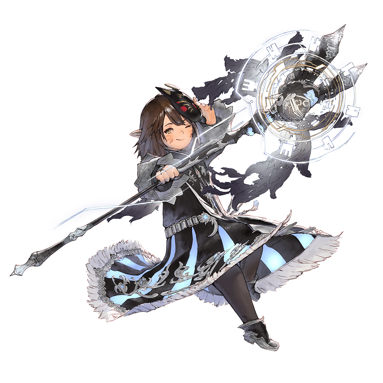 Lala Black Mage (Art Print)