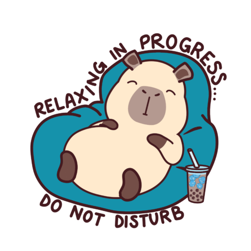 Relaxing in Progress Do Not Disturb